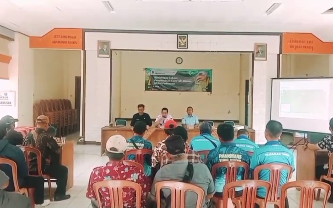 KEGIATAN BIMBINGAN TEKNIS PENGELOLAAN TARIF AIR MINUM SISTEM PENYEDIAAN AIR MINUM PEDESAAN